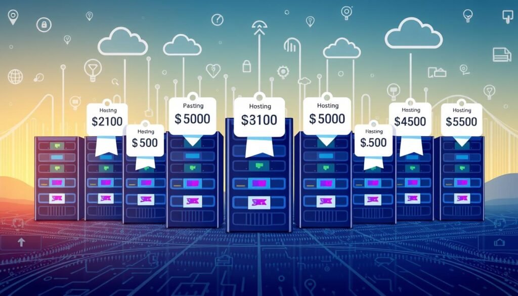 web hosting costs